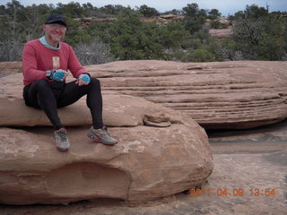 1468 7j9. Dead Horse Point - Big Horn hike - Adam (tripod)