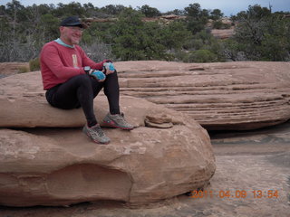 1469 7j9. Dead Horse Point - Big Horn hike - Adam (tripod)