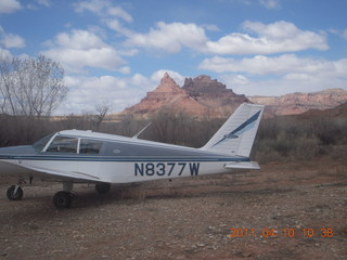484 7ja. Mexican Mountain airstrip run - N8377W