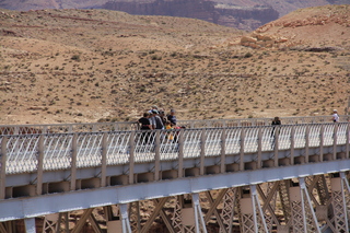 Ruhil's pictures - Marble Canyon - Navajo Bridge - group picture being taken
