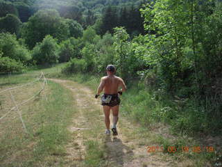 57 7kk. Neunkirchen run - Adam running (back)