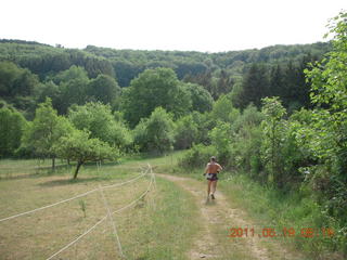 58 7kk. Neunkirchen run - Adam running (back)