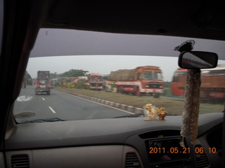 India - driving to Puducherry (Pondicherry)