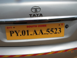 India - our car at Auroville