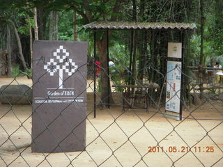 India - Auroville sign