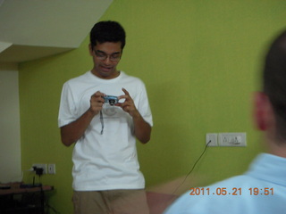 India - Randeep's family dinner - Randeep taking picture