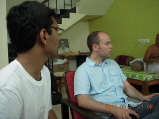 India - Randeep's family dinner - Randeep and Sean