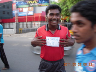 India - Puducherry (Pondicherry) run - Bay of Bengal beach