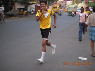 37 7kn. India - Puducherry (Pondicherry) run - other runners (with numbers)