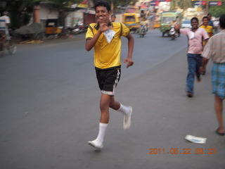 India - Puducherry (Pondicherry) run - other runners (with numbers)