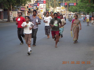 India - Puducherry (Pondicherry) run - other runners (with numbers)