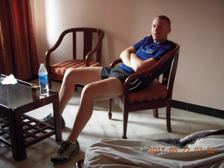 India - Puducherry (Pondicherry) run - other runners (with numbers)