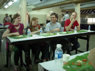 India - wedding location - lunch - Puducherry (Pondicherry) - banana leaf lunches