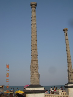 India - afternoon group in Puducherry (Pondicherry)  - Bay of Bengal beach