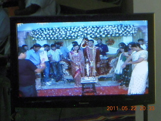 India - Randeep pre-wedding - TV monitor
