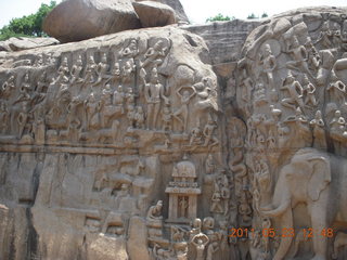 India - Mamallapuram - bas relief