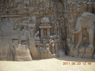 India - Mamallapuram - bas relief