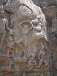 India - Mamallapuram - bas relief
