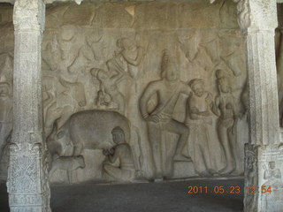 India - Mamallapuram - bas relief area