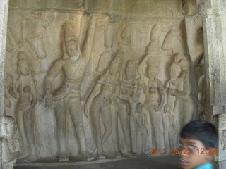 India - Mamallapuram - bas relief area