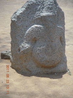 India - Mamallapuram - Adam - animal sculptures and temples