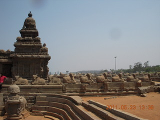 India - Mamallapuram - Bay of Bengal - ancient temple