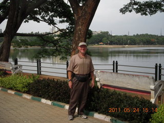 India - Bengaluru (Bangalore) - lake park sign