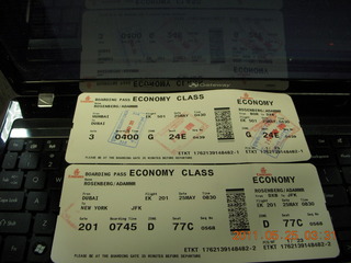 my raffle tickets for Garman GPS