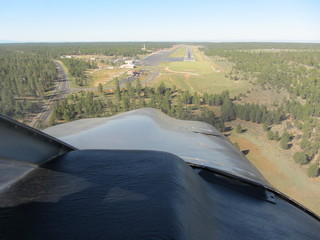 Norbert's pictures - Grand Canyon trip - on final to Grand Canyon Airport (GCN)