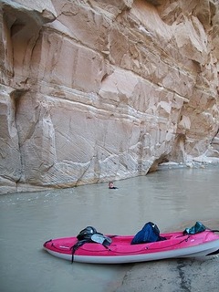 Bryce's pictures of Muddy Creek near Hidden Splendor