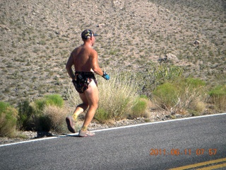 66 7lb. aerial - Pearce Ferry airstrip (L25) run - Adam running (back)