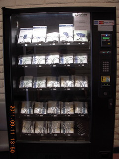 vending machine with charts