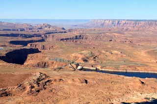 Ruhil pictures - aerial - Lake Powell - Glen Canyon Dam