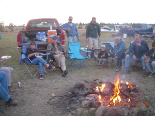 Negrito fly-in - campfire