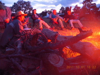 Negrito fly-in - by the campfire