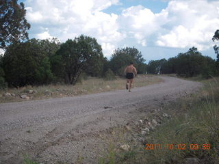 76 7q2. Me-Own run - Adam running -back (tripod)