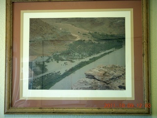 76 7q9. aerial in frame - Mineral Canyon airstrip under water