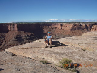 1651 7q9. Dead Horse Point hike - Adam