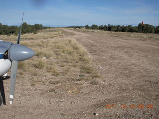 641 7qa. Cedar Mountain airstrip run - N8377W propeller