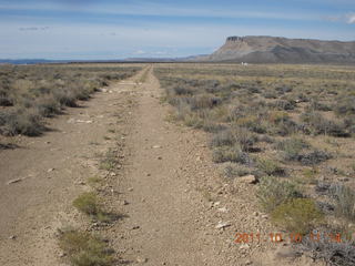 655 7qa. Sand Wash airstrip run - N8377W in the distance
