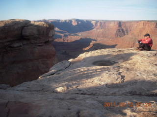 1708 7qc. Dead Horse Point hike - Big Horn view - Adam