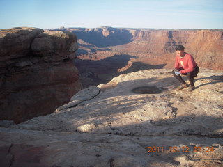 1709 7qc. Dead Horse Point hike - Big Horn view - Adam