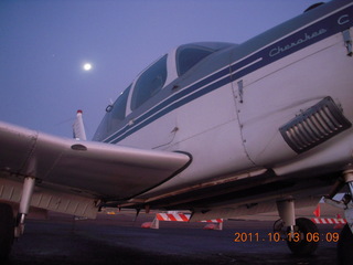 674 7qd. N8377W and full moon