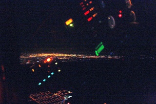 Sean's pictures - aerial - city lights