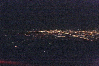 Sean's pictures - aerial - city lights