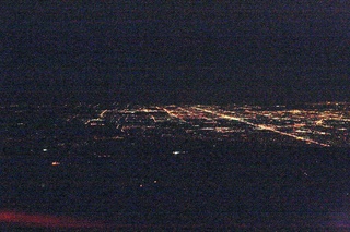 Sean's pictures - aerial - city lights