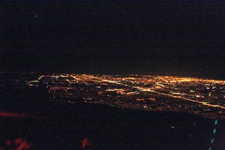 Sean's pictures - aerial - city lights