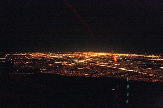Sean's pictures - aerial - city lights