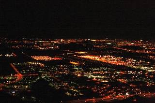 Sean's pictures - aerial - city lights