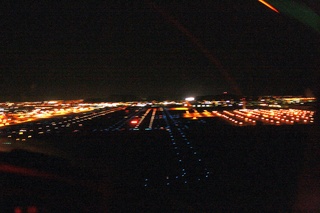 Sean's pictures - aerial - city lights
